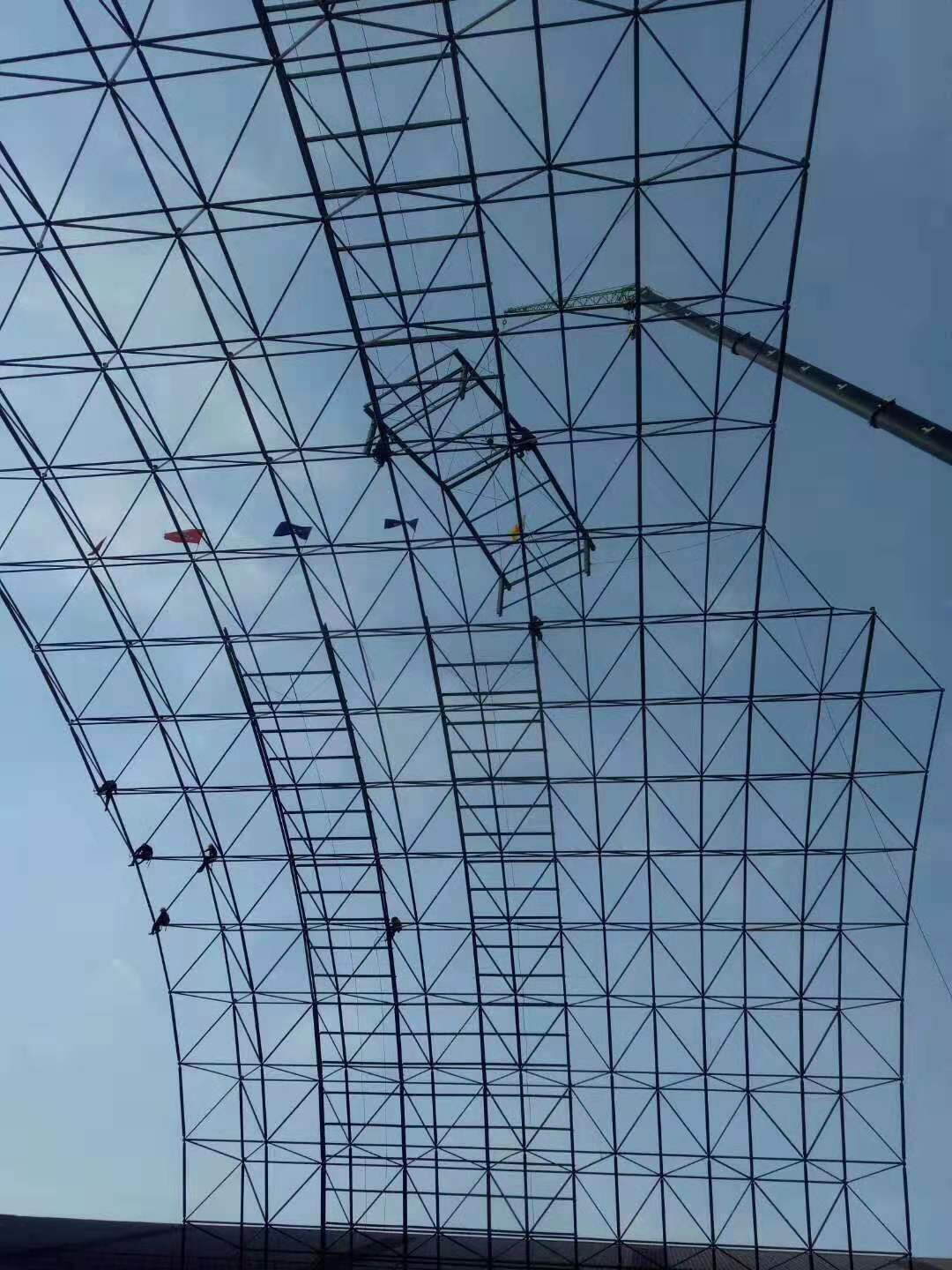 平湖干煤棚网架安装