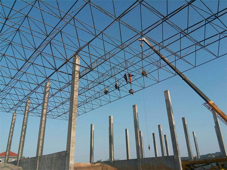 平湖加气站钢结构网架案例10